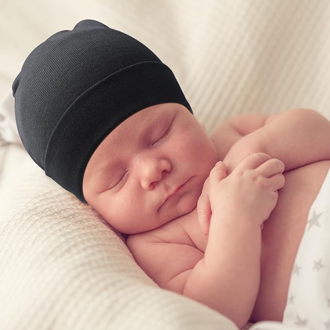 DRESHOW BQUBO 6 Pack Baby Beanie Hats - Image 3