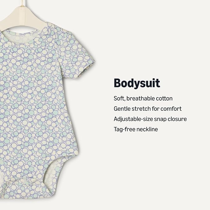 Amazon Essentials x Sofia Grainge Unisex Babies' Short Sleeve Crewneck Bodysuit - Image 2