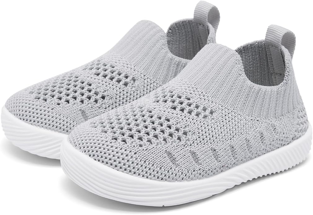 MORENDL Baby Toddler Walking Socks Non-Slip Breathable Unisex Casual Sneakers