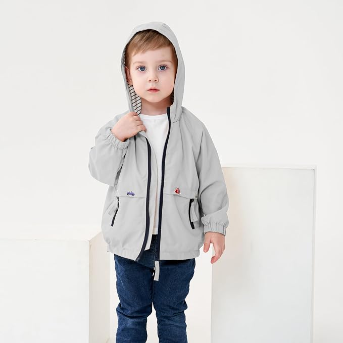 Volunboy Toddler Boys Spring Windbreaker Lightweight Jacket | baby boy - Image 4