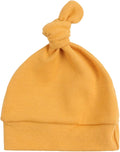 JANGANNSA Newborn Baby Hat Infant Baby Boys Beanie Top Knot Stretchy Hats for Girls 100% Organic Cotton