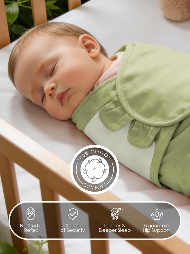 Newborn Swaddle Blanket Wrap 0-3 Months - Image 4