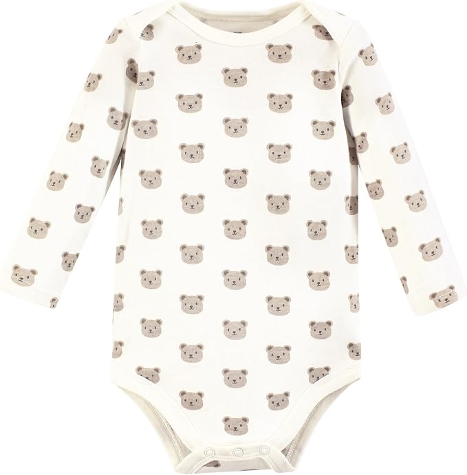 Hudson Baby baby-boys Cotton Long-sleeve Bodysuits 3-pack - Image 5