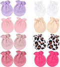 BQUBO Newborn Infant Toddler Mittens No Scratch Cotton Elastic Wrist Gloves by DRESHOW