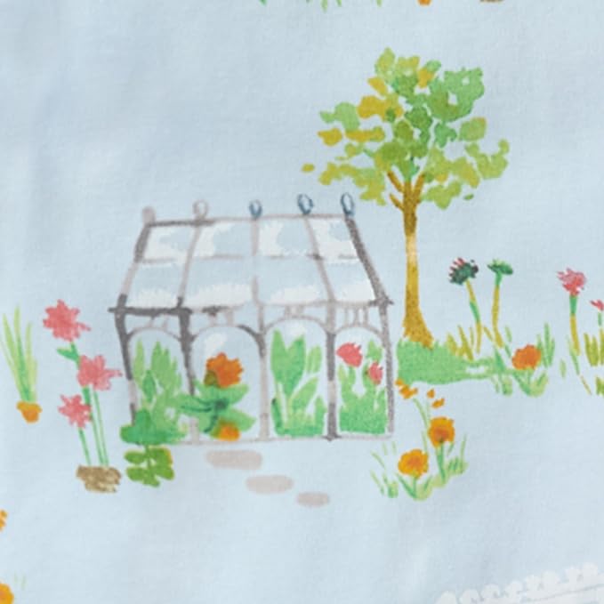 Burt's Bees Baby Girls' Organic Cotton, Sleep and Play Footed Pajamas | Easy - Image 5