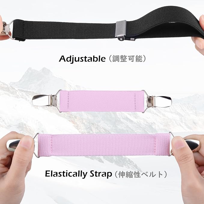 TRIWONDER Mitten Clips for Toddlers Kids Baby Gloves Clips Elastic Mitten - Image 4