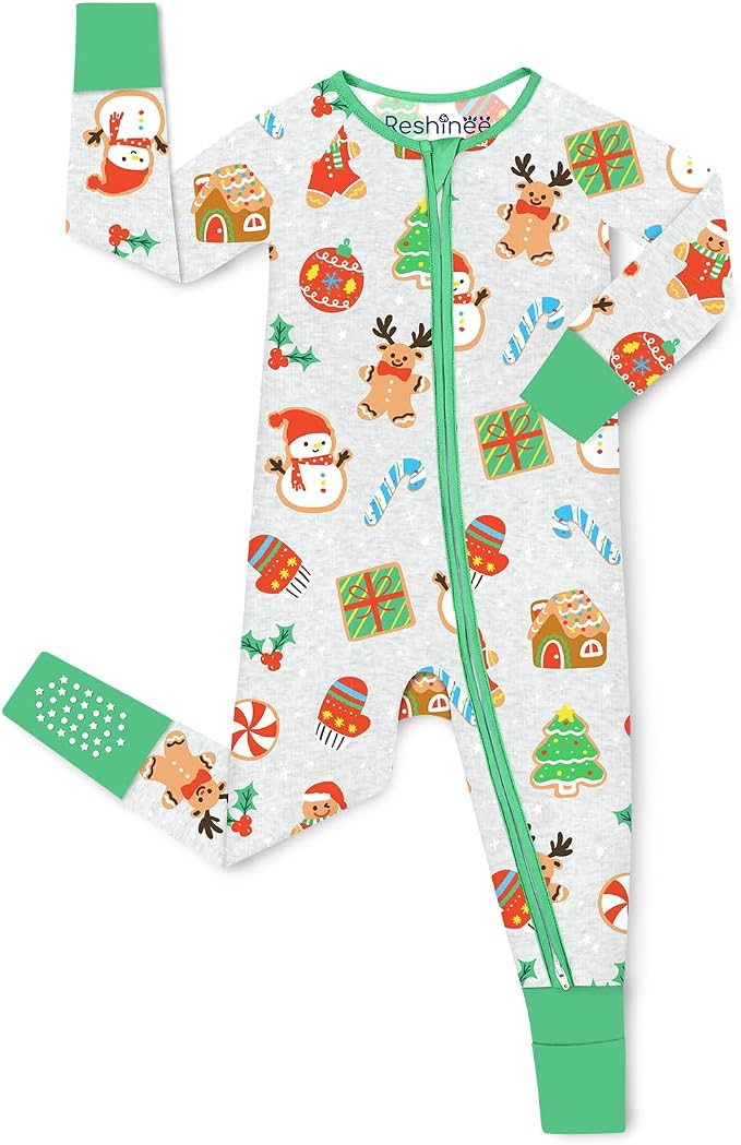 babee Reshinee Bamboo Viscose Baby Footie Pajama, Zipper Sleeper Boys Girls by babeeReshinee
