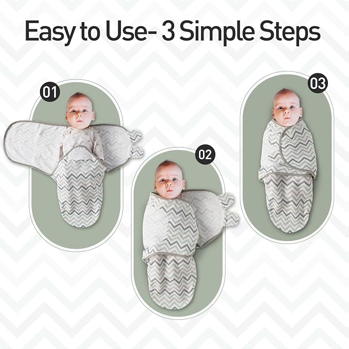 GLLQUEN BABY Swaddles for Newborns 0-3 Months, Adjustable & Easy Fastener | - Image 6