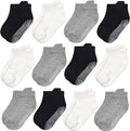 GRPSKCOS Non Slip Toddler Baby Socks 12 Pairs Anti Skid Ankle Socks by GRPSKCOS