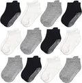 GRPSKCOS Non Slip Toddler Baby Socks 12 Pairs Anti Skid Ankle Socks by GRPSKCOS
