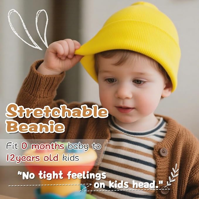 ZOORON Toddler Beanie Baby Beanies - Image 4