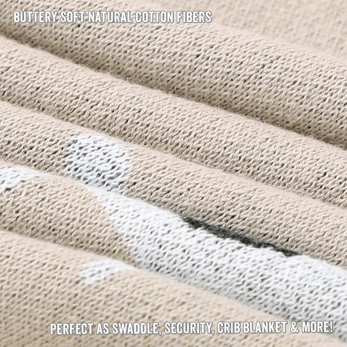 Unisex Cozy Receiving Swaddle Cuddle Stroller Crib Stroller 100% Fine Loomed - Image 5