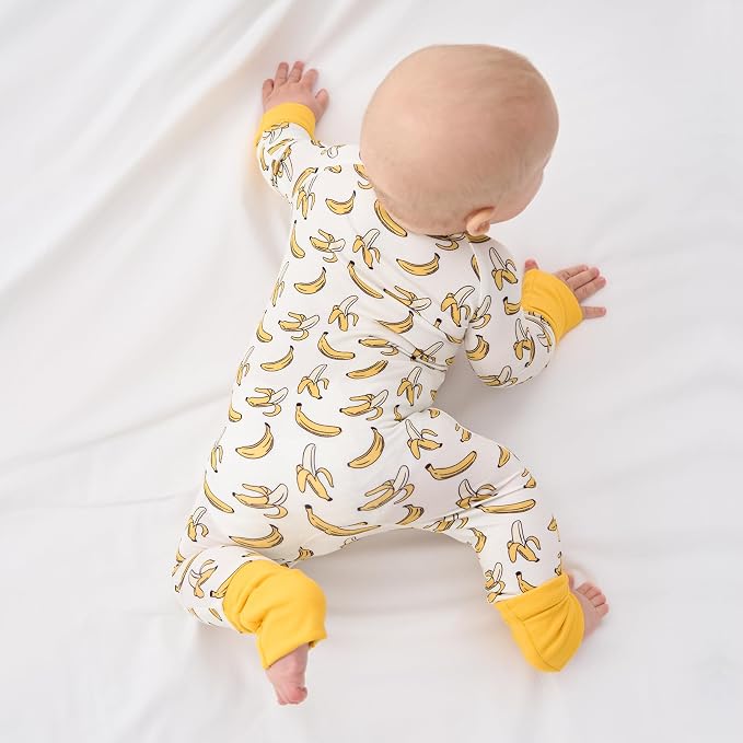 pureborn Baby Sleeper Viscose from Bamboo Zipper Footies Pjs 0-24 Months | - Image 7