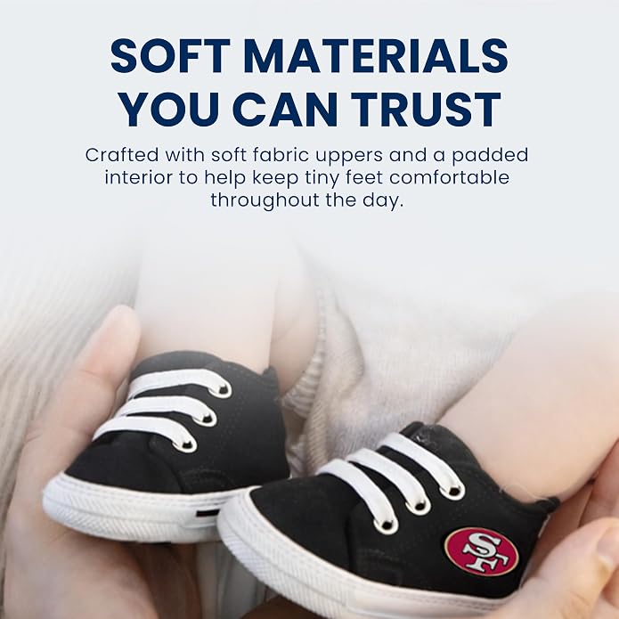 MasterPieces - NFL Baby Pre-Walkers Shoes, Officially Licensed, High Top - Image 4