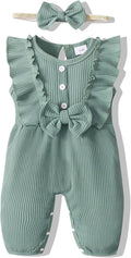 Mioglrie Newborn Baby Girl Clothes 1 Piece Infant Fall Winter Romper Outfit | by Mioglrie
