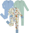 Jimonda Unisex Baby Zipper Footies Pajamas 3-Pack by JimondaBaby