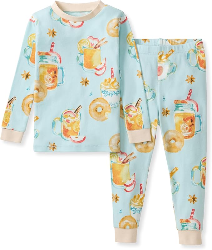 Burt's Bees Baby Girls Organic Cotton Pajamas, Toddler PJ Set, 2-PC | Soft by BurtsBeesBaby