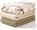 lulumoon Muslin Swaddle Blanket Baby: Cotton Receiving Wrap by Lulumoon