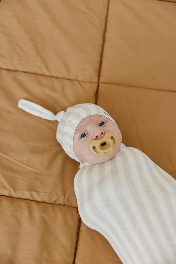 Copper Pearl Swaddle Blankets for Newborns | Soft Stretchy Receiving Blankets - Image 5