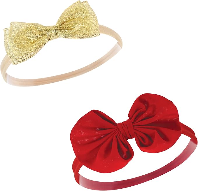 Hudson Baby Cotton and Synthetic Headbands, Size 0-24 Months - Image 6