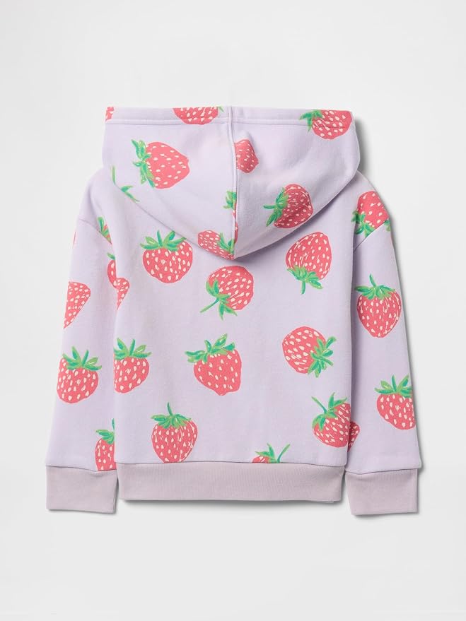 GAP Baby Girls' Playtime Favorite Logo Full Zip Hoodie Hooded Sweatshirt - Image 2