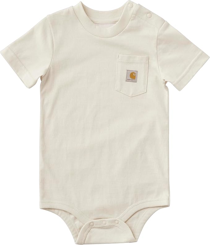 Carhartt Unisex Baby, Short-sleeve Bodysuit Pocket T-shirt | Cotton Jersey | by Carhartt