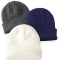 DRESHOW BQUBO 3 Pack Baby Beanies Toddler Kids Winter Hats Soft Knit Hat by DRESHOW