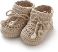 Hadetoto Baby Booties Hand Crochet Knit Cotton Bootie | Soft, Newborn First by Hadetoto