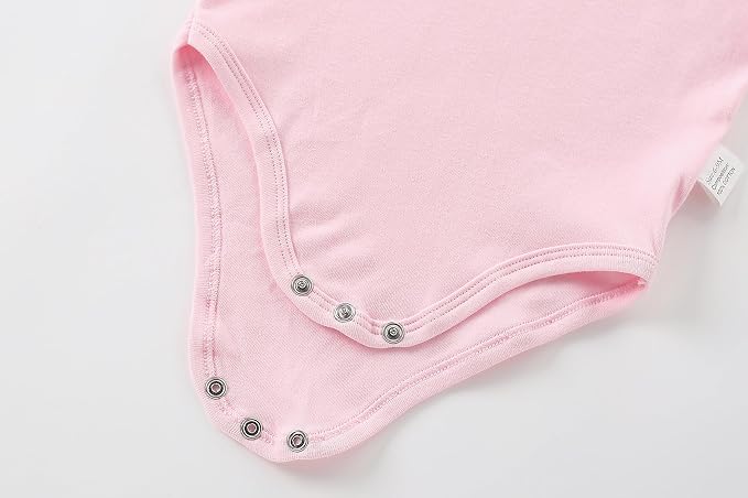 AIWUHE Unisex-Baby Short Sleeve Bodysuits Cotton One-piece Boy Girl Summer - Image 6