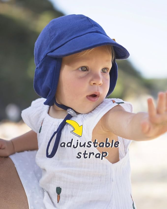 FURTALK Baby Sun Hat UPF 50+ UV Ray Sun Protection Cotton Toddler Hats - Image 3