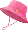 Baby Sun Hat Kids Summer Sun Protection Toddler Bucket Hat Wide Brim Adjustable by HONGTEYA