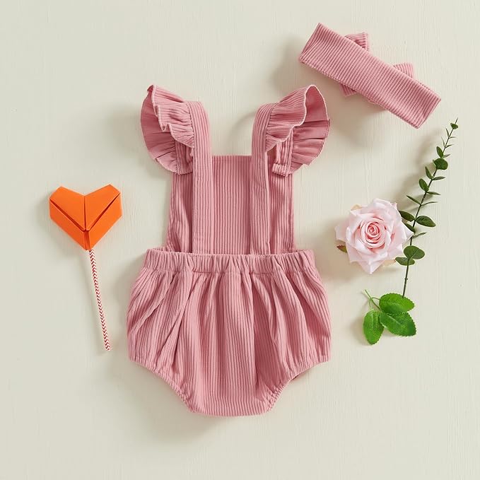 YINGISFITM My First Halloween Baby Girl Outfit Newborn Pumpkin Bubble Romper - Image 3