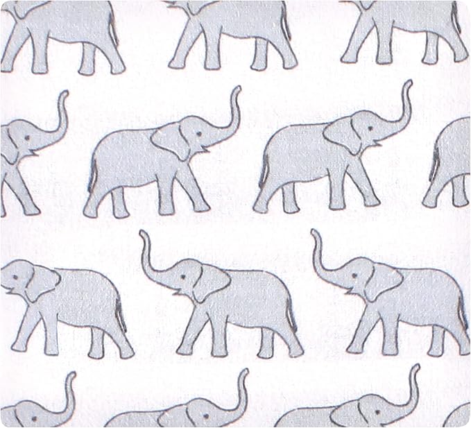 Hudson Baby Unisex Baby Cotton Flannel Receiving Blankets, Modern Neutral Safari - Image 6