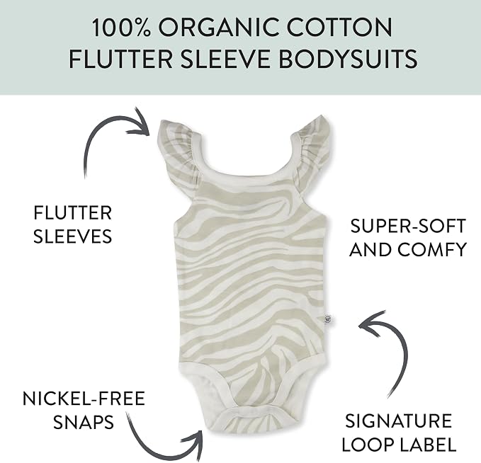HonestBaby Multipack Sleeveless and Cami Bodysuits One-Piece 100% Organic Cotton - Image 3