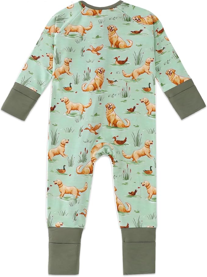 Baby Viscose of Bamboo Convertible Footie Pajamas - Image 3