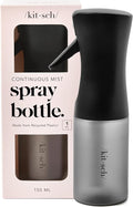 Kitsch Continuous Spray Bottle for Hair – Black, 150ml | Fine Mister Spray by Unknown