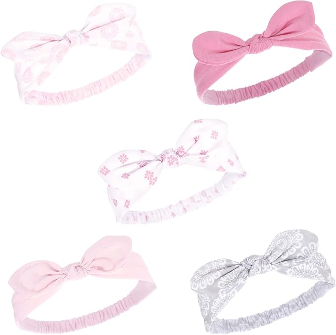 Hudson Baby Cotton and Synthetic Headbands, Size 0-24 Months by HudsonBaby