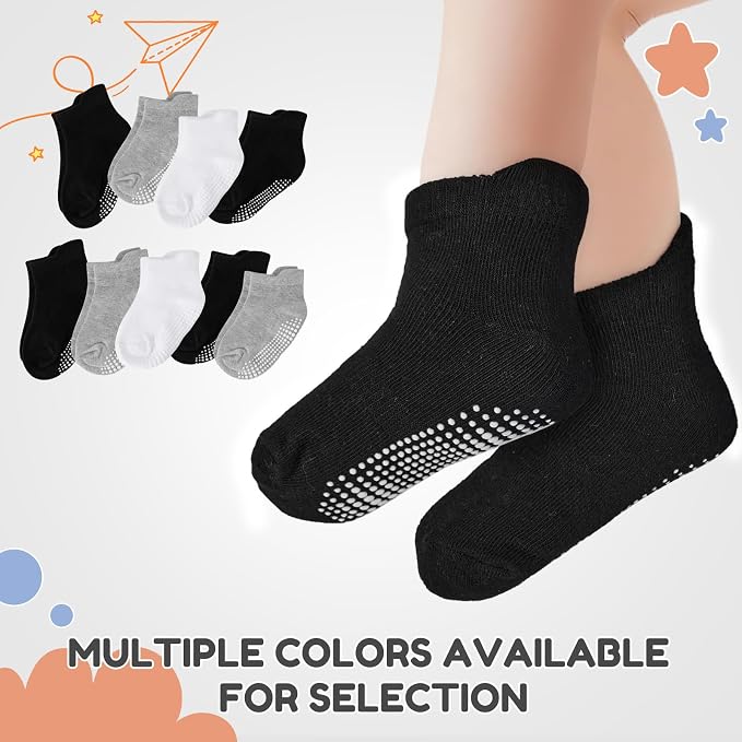 BACSAC Baby Boys Girls Socks Non Slip Breathable Comfort Toddler Infant Ankle - Image 6