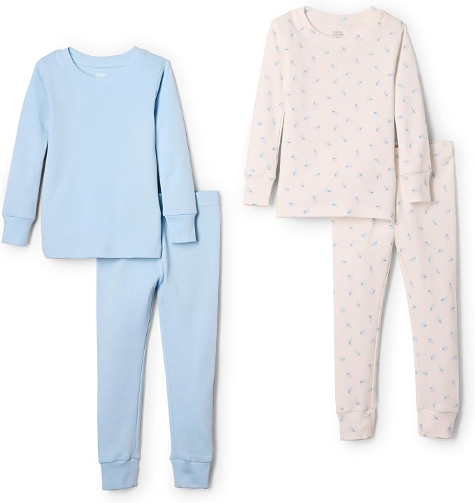Amazon Essentials x Sofia Grainge Unisex Babies' Snug-Fit Cotton Footed Pajamas by AmazonEssentials
