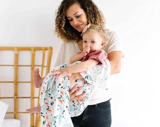 Copper Pearl Swaddle Blankets for Newborns | Soft Stretchy Receiving Blankets - Image 6