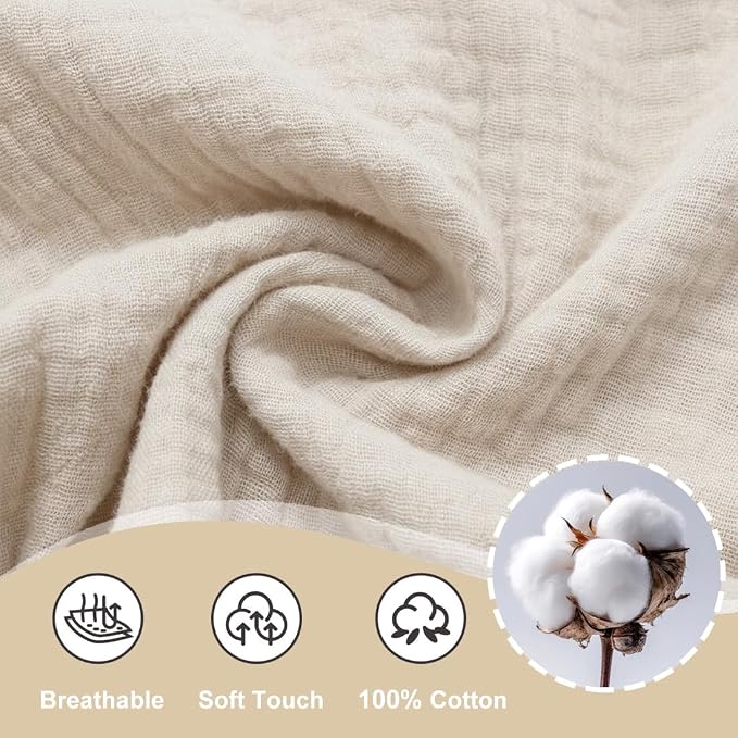 Baby Girl Bubble Romper Muslin Cotton Newborn Summer Clothes, 0-18M | Baby - Image 3