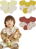 Konny Baby Bib 3/5/7-Pack Set, 360 ​​° Rotate, Soft and Absorbent Drooling by Konny