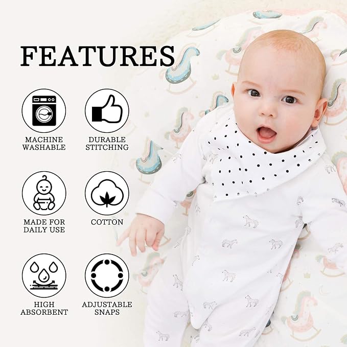 Little Tots Baby Bandana Drool Bibs - Image 4