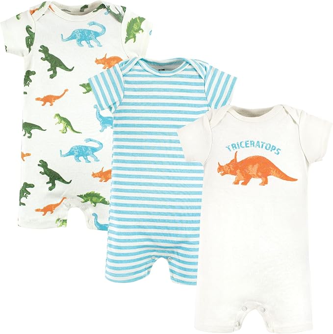 Hudson Baby Unisex Cotton Rompers by HudsonBaby