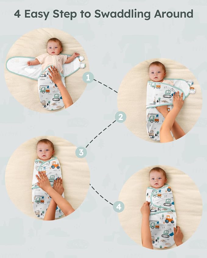Unnivoll Baby Swaddles for Newborns - Image 7