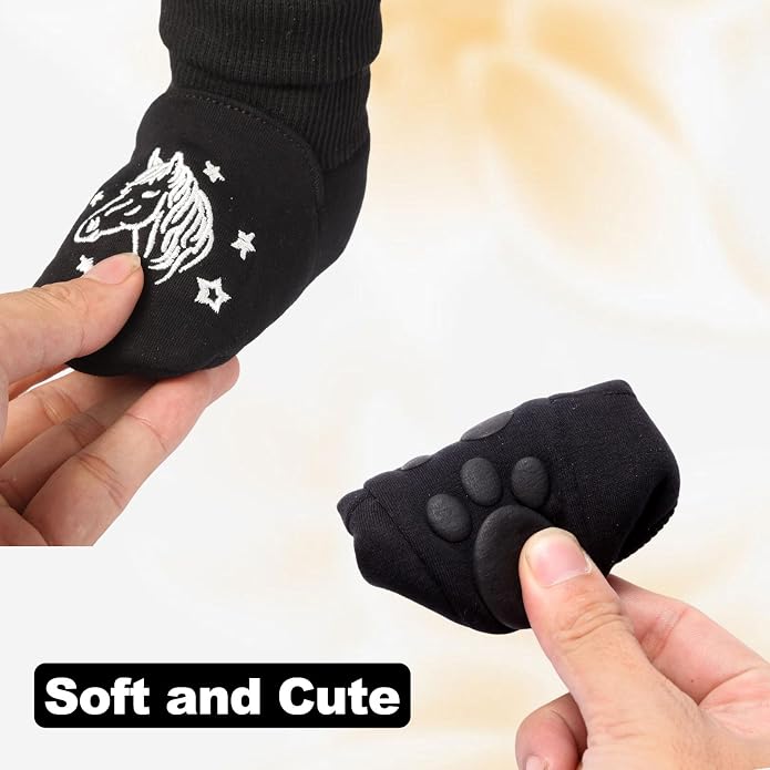 Newborn Infant Baby Cotton Booties Non-Slip Sole - Image 2
