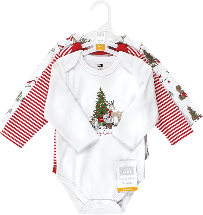 Hudson Baby Unisex Baby Cotton Bodysuits - Image 2