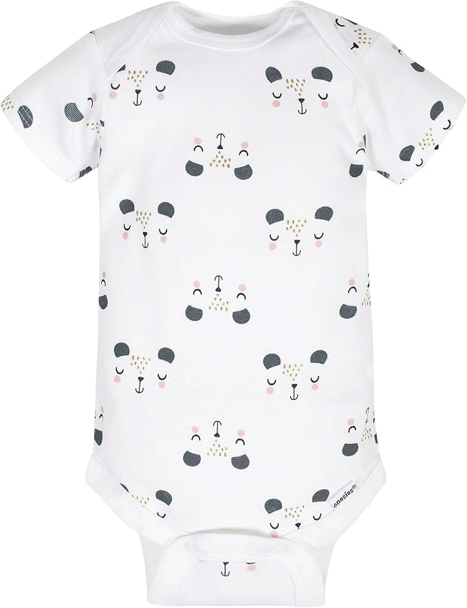 Gerber Baby Girls' 8-pack Short Sleeve Onesies Bodysuits - Image 6