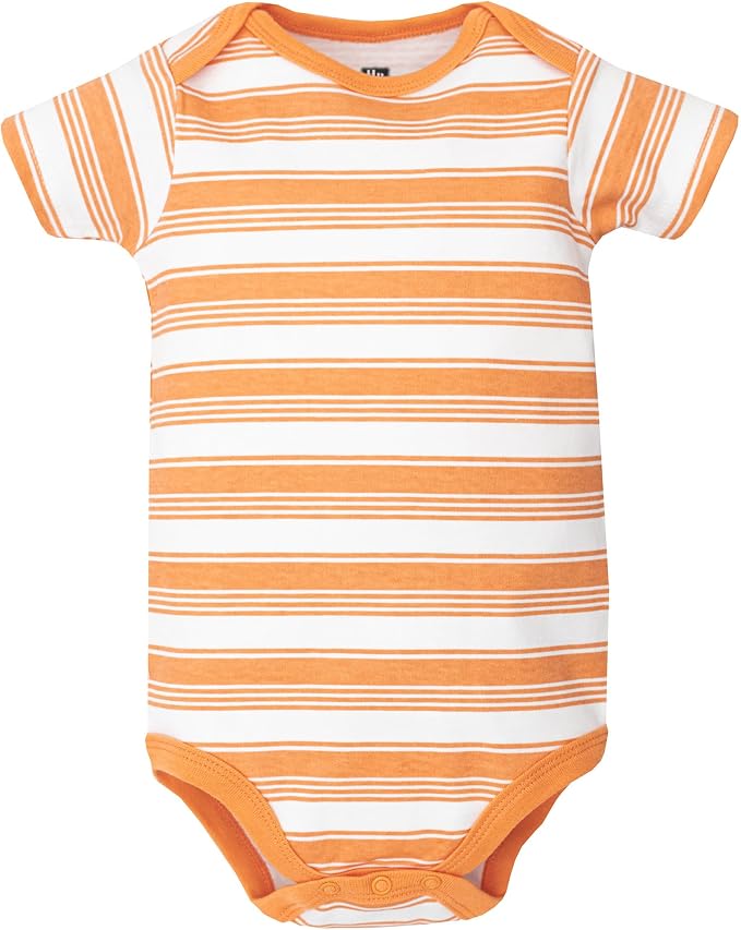 Hudson Baby Infant Boys Cotton Bodysuits 5-Pack - Image 5