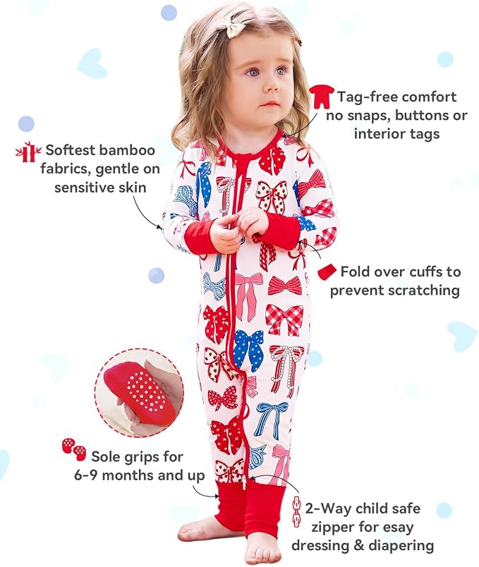 babee Reshinee Viscose derived from bamboo Baby Pajamas Convertible Footie - Image 4
